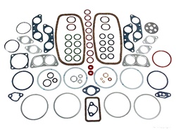German made 1700cc Type 2/4 Bus engine gasket set for VW Volkwagen pancake style motors. This kit is made by an OEM manufacturer. This gasket set has always been the engine builders choice when it comes to quality. 021198009B