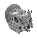 New factory VW Volkswagen 1600cc AS41 magnesium engine case 043101025, 98-0431-B, This case weighs 17 lbs less than an aluminum aftermarket engine case and magnesium engine cases have better heat dissipation properties.