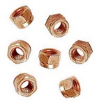 Copper exhaust nuts
