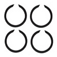 Replacement circlips for VW Irs axles set of 4