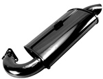 PhatboyMuffler for Standard Made in USA headers or Empi premium VW Volkswagen headers. Black painted Magnacopy only fits 2031-10 or 2031-13 Made in USA standard headers. The Phat boy style muffler gives your car the sound and style you will need if you ar