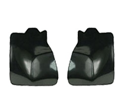 empi 4850 ABS black plastic speaker kick panels for VW Volkswagen Bug give you a great alternate choice in front speaker installation. No more cutting into door panels where water can damage speakers. These can be covered with the carpet for a clean