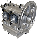 Aluminum engine cases for VW Volkswagen have now been race proven to endure the extreme punishment and harsh conditions of offroad Baja racing and the high compression large displacement motors in drag racing.  Some builders claim it shows little or no si