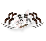 Replacement brake kit for 1969-1977 VW Volkswagen Standard Bug Beetle with IRS rear suspenion. Includes new master cylinder, 4 wheel cylinders,  4 brake hoses , front and rear brake shoes, front and rear brake hardware kits.