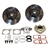 Rear disc brake kits for VW Volkswagen 22-2973, Rear disc brake kits  without emergency brake for VW Volkswagen 5 on 205 wide 5 VW pattern. For off road, play cars and vehicles where emergency brake provisions are not required. The unique rear 1 piece bra