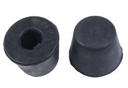 Urethane and stock suspension bump stops for VW Volkswagen.bump stop options: 111401273 Stock replacement front rubber snubber Link Pin, Pair, 16-5109-0 Urethane Front Snubber Link pin, Pr., B658600 Bugpack Urethane Front Snubber Link pin, Pr., 311501191