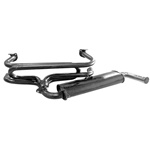 3647 This is a performance header and single quiet pack muffler for VW Volkswagen Bug, 13-1600 to 1973. This can be used with heater boxes or J tubes. This is the most economical way to add horsepower to your engine. Real header systems will unleash the p