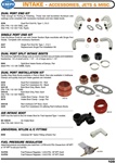 Dual and single port incastings, air and intake manifold boots, fuel pressure regulators for VW Volkswagen. DUAL PORT END KIT Thick enough for Porting & Polishing. These new ball burnished Aluminum end castings come complete with necessary hardware and ne