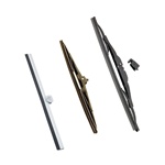 Early and late model wiper blades for VW Volkswagen Bug and Super Beetle. Wiper arms and blades for VW Volkswagen have evolved over the years. Early Bug 1958-1964 had  screw on wiper blades. 1965-1979 Bug wiper arms have a hook on the end of the arm and t
