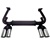 3414 Euro style 4-Tip GT exhaust system for VW, 4 tip muffler for VW Volkswagen. GT style exhaust system. European looks with quiet muffler and 4 tip with built in resonators. Fit 1600cc Bug to 1973, Ghia , and 1600cc Bus.