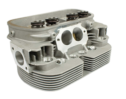 40X35 performance dual port cylinder heads 041 VW Volkswagen 041101355  12 mm 3/4 reach spark plug hole for better cooling and heat dissipation. Single high rev springs for more rpm range. 40X35 performance dual port cylinder heads for VW Volkswagen 044