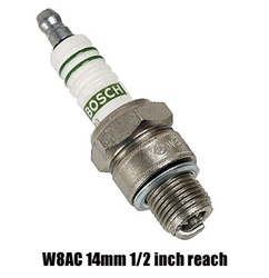 Bosch and NGk performance spark plugs for VW Volkswagen W8AC W8CC W7AC W7CC NGK D7EA D8EA Original Bosch and NGK replacement spark plugs for VW Volkswagnes are offered in several heat ranges, lengths and diameters. 98% of all Bugs, Karmann Ghias, early Bu