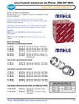 Standard and machined line bore engine case main bearings, standard and oversized thrust, OEM Mahle quality crankshaft bearings for VW Volkswagen motors. MAIN, ROD AND CAM BEARINGS Manufactured by MAHLE. Available in sizes to fit any combination of crank