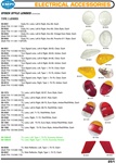Early headlight glass for VW Volkswagen. Front and rear turn signal lenses. Rear tail light reflectors. STOCK STYLE LENSES (Continued) Type 1 LENSES 98-9501 Early H/L Lens, Left & Right, thru 66, Each (Bulk P/N: 111941115H) 98-9502 Early H/L Lens, Left