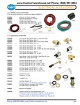 VDO wiring kits, oil and cylinder head temperature, oil pressure, fuel sending units and T adapters for VW Volkswagen. VDO WIRING KITS & ADAPTERS All the necessary hardware to complete your gauge installations. V240023 Wiring Kit, All Electric Gauges V240